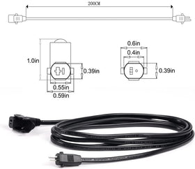 HUZUM packaging contents including power supply cords and warranty