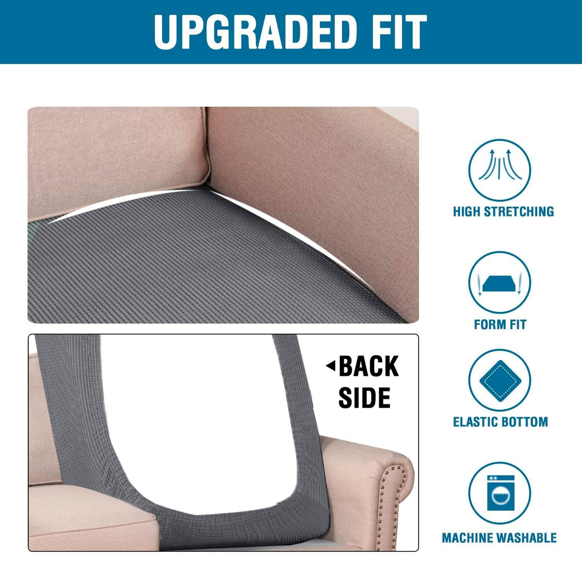 H.VERSAILTEX Global Recycled Standard certified fabric feels soft and eco-friendly.