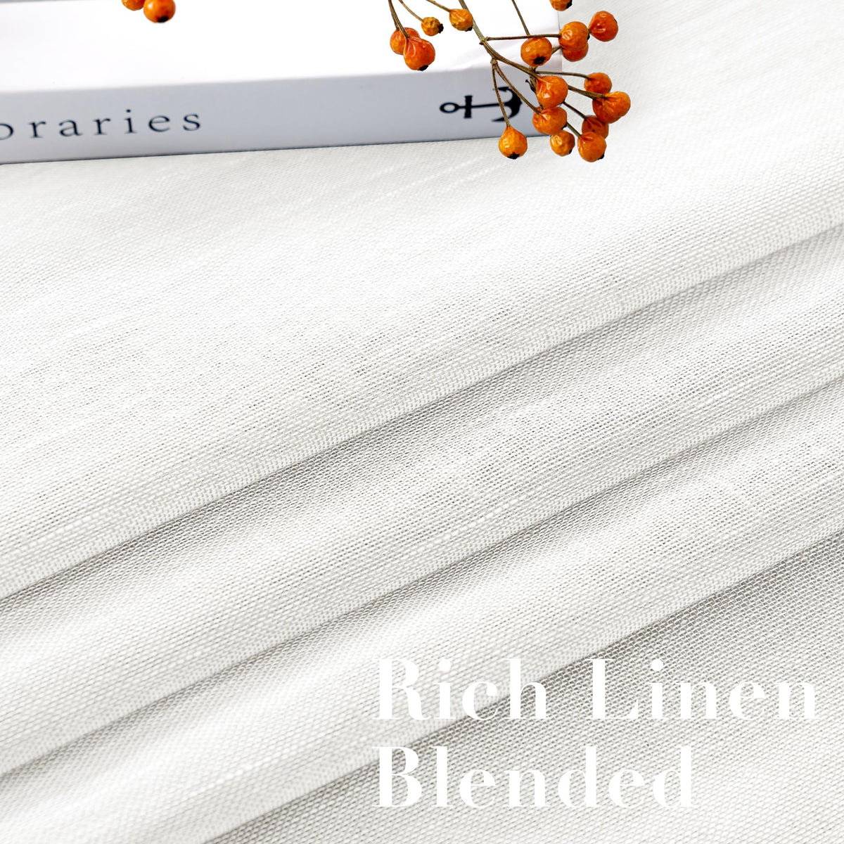 H.VERSAILTEX diffused light through sheer linen near a window