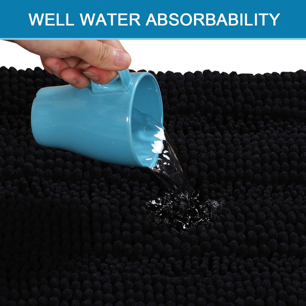 H.VERSAILTEX non-slip backing enhances safety on tiled floors