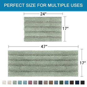 H.VERSAILTEX plush mat; quick-drying and easy to refresh.