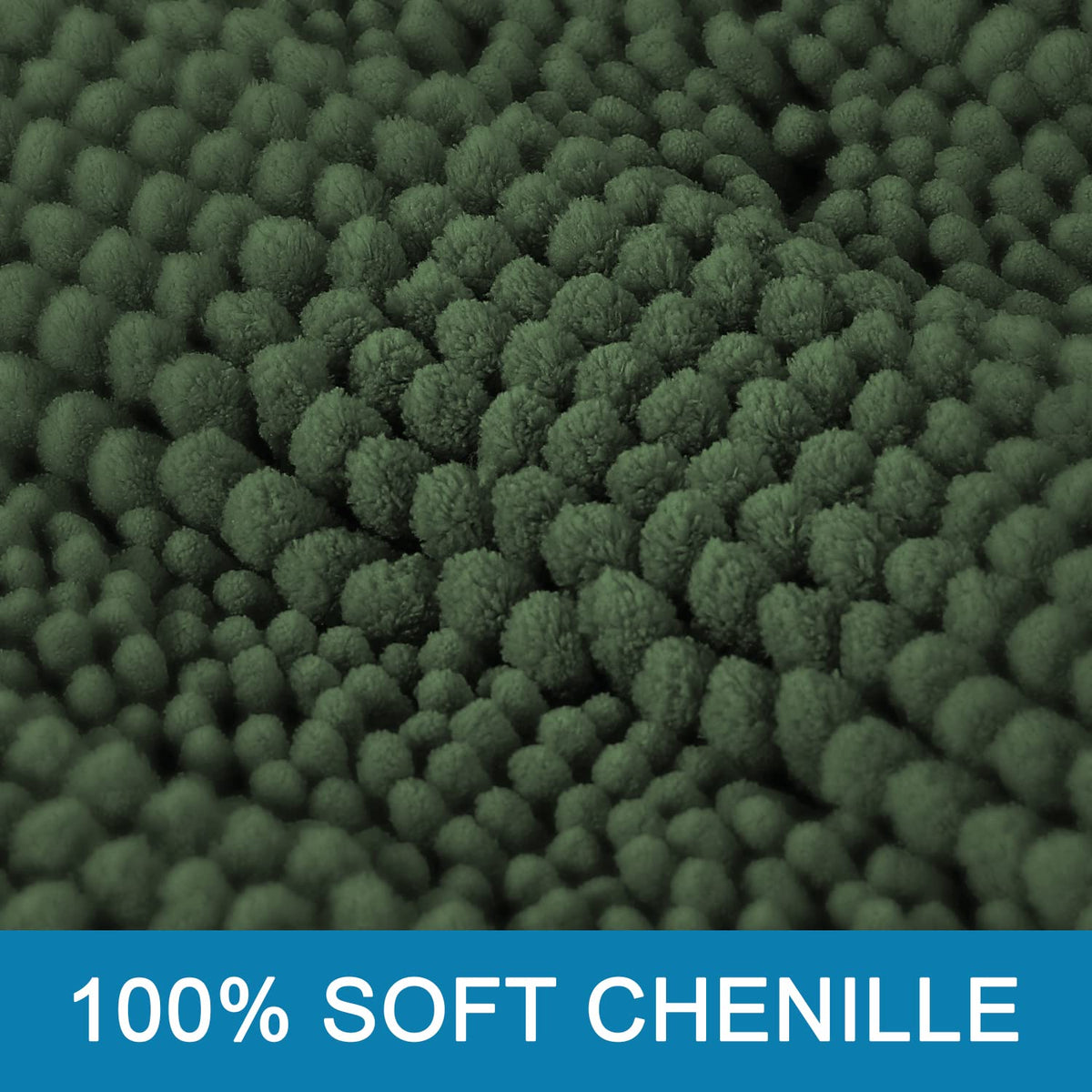 H.VERSAILTEX non-slip back bath rug keeps mats secure on wet floors