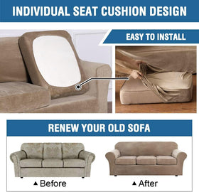 H.VERSAILTEX easy-install slipcover guides for quick refresh.