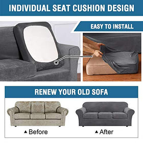 H.VERSAILTEX machine washable slipcover for easy care and freshness.