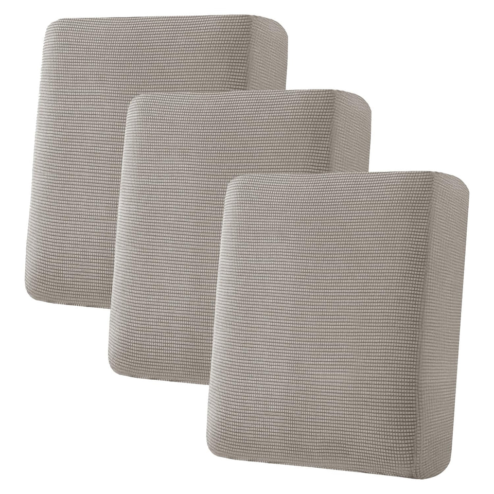 H.VERSAILTEX cushion cover front view showing durable stretch fabric and tidy fit.