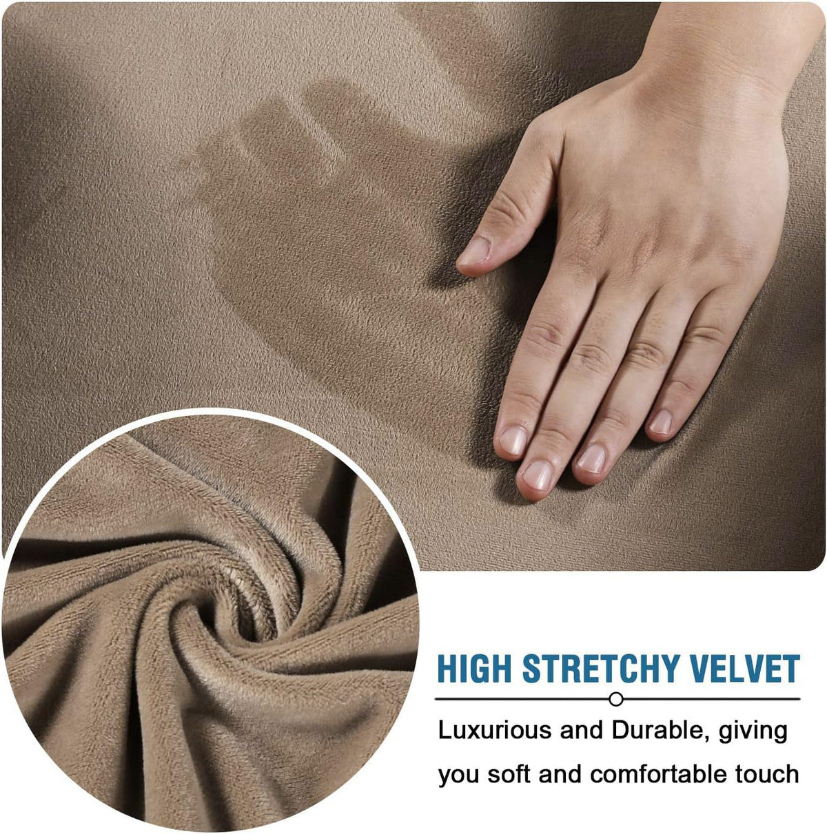 H.VERSAILTEX velvet texture adds soft, luxurious feel to your chair.
