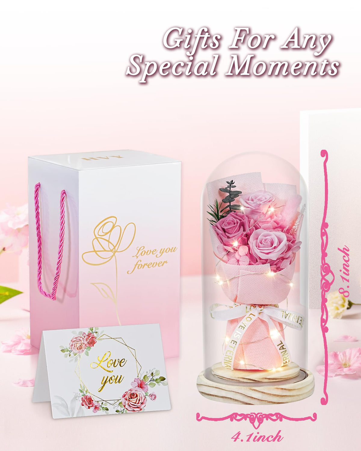 HVY gifting packaging with a card for heartfelt messages