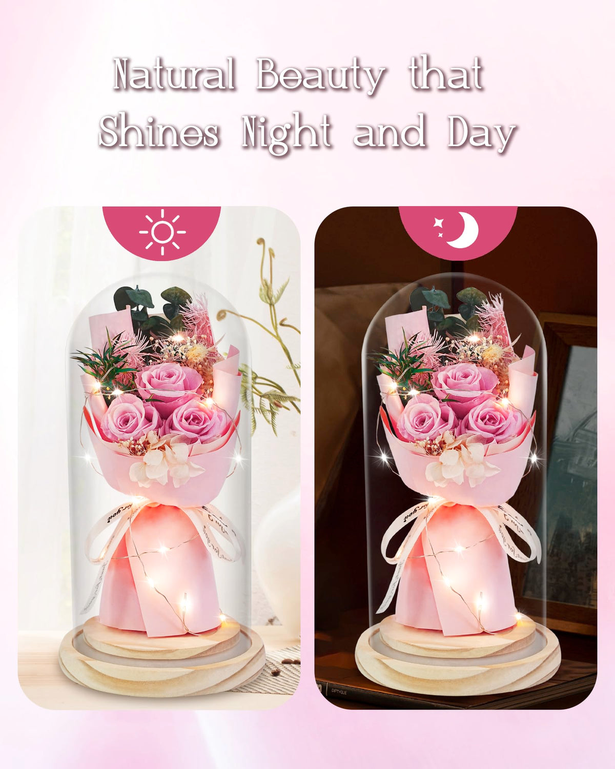 HVY preserved-rose gift for mom or grandma.