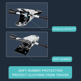 HWAJAN non-slip rubber pads prevent marks on fabrics.