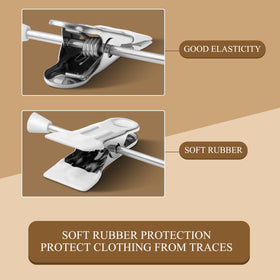 HWAJAN rust-resistant metal with rubber coating ensures longevity and smooth operation.