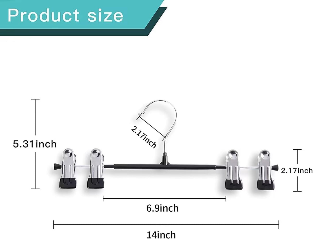 HWAJAN hangers suited for closets, laundry rooms, dorms and more.