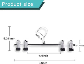 HWAJAN hangers suited for closets, laundry rooms, dorms and more.