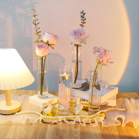 HWASHIN wedding centerpiece vases offer crystal clarity for celebrations