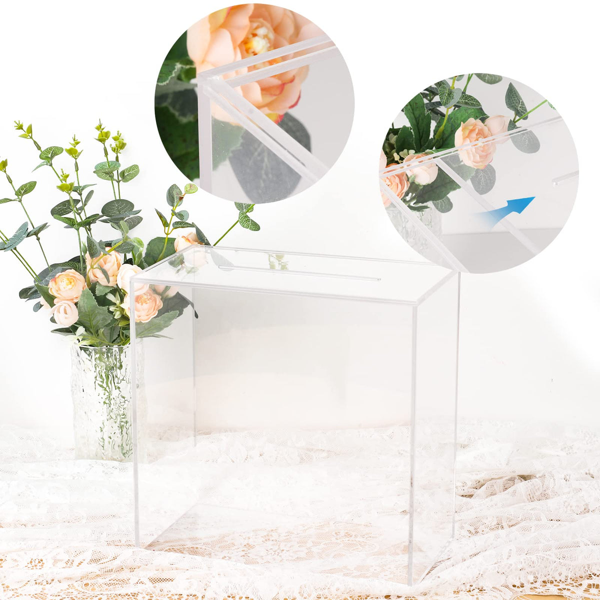 Hxezoc clear acrylic material with light permeability enhances display.