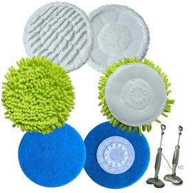 HXZIYI S7000 green microfiber pad for gentle cleaning and quick drying.