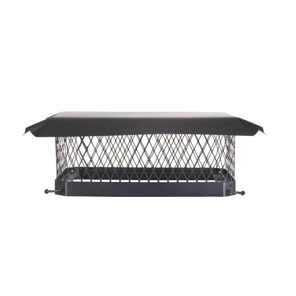 HY-C Shelter 13x18 cap front view protects chimney top from rain