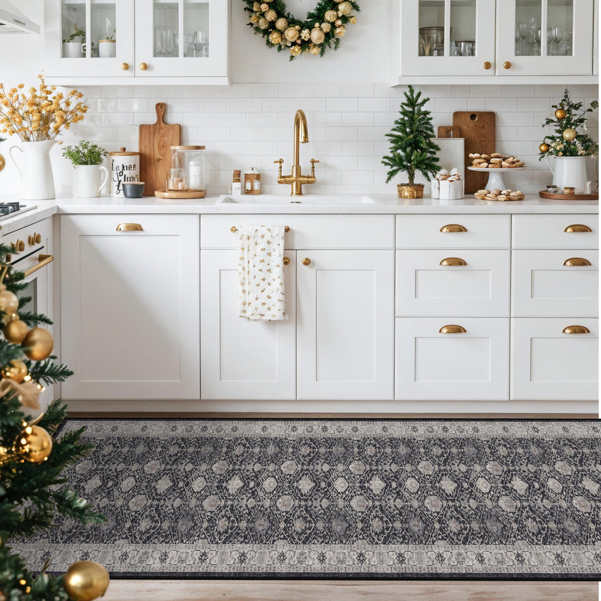 HY HAO YUN LAI entryway rug vintage soft design enhances living spaces.