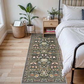 HY HAO YUN LAI entryway runner with non-slip backing keeps hallways safe and tidy