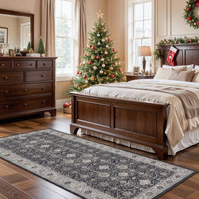 HY HAO YUN LAI farmhouse kitchen rug adds soft texture for busy mornings.