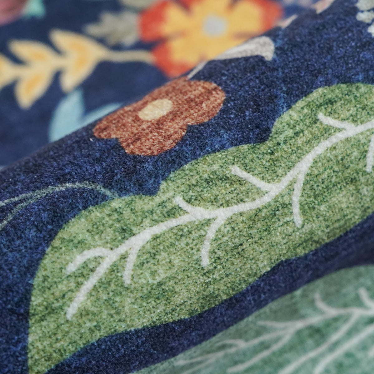 HY HAO YUN LAI floral blue purple rug enhances nursery decor