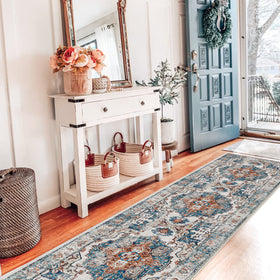 HY HAO YUN LAI Hallway Runner Rug non-slip backing for safer high-traffic paths