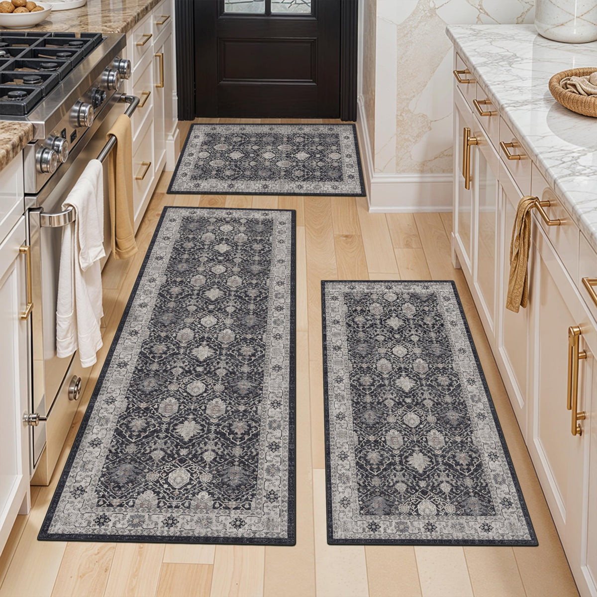 HY HAO YUN LAI kitchen rug 2x3 sink area offers non-slip stability and easy cleaning
