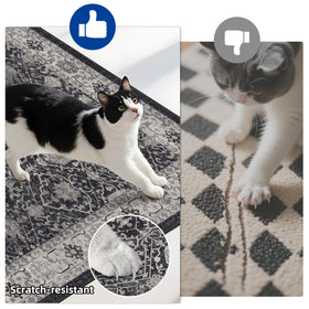 HY HAO YUN LAI 2x5 entryway runner blends with decor and handles pets