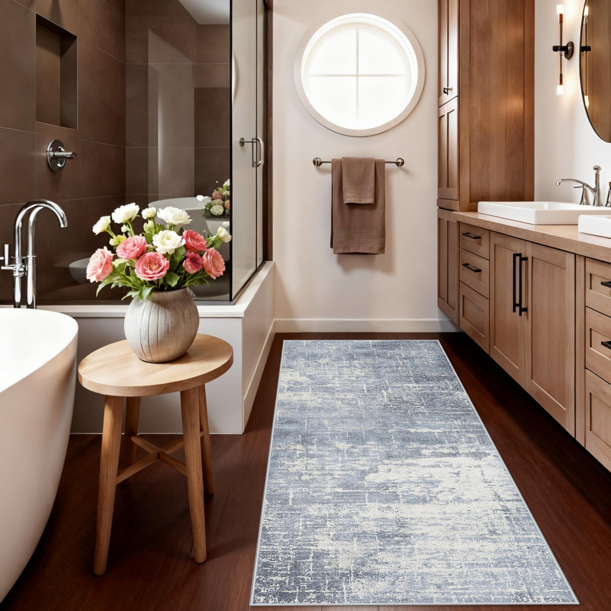 HY HAO YUN LAI kitchen rug withstands heavy use while remaining easy to clean