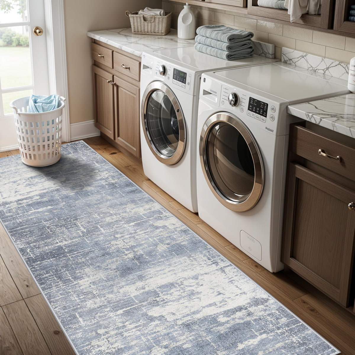 HY HAO YUN LAI low-pile rug with secure edges for elderly homes