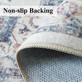 HY HAO YUN LAI machine-washable rug ready for cold-water cleaning and air drying.
