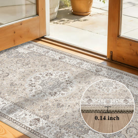 HY HAO YUN LAI soft low-pile rug ideal for high-traffic hallways.