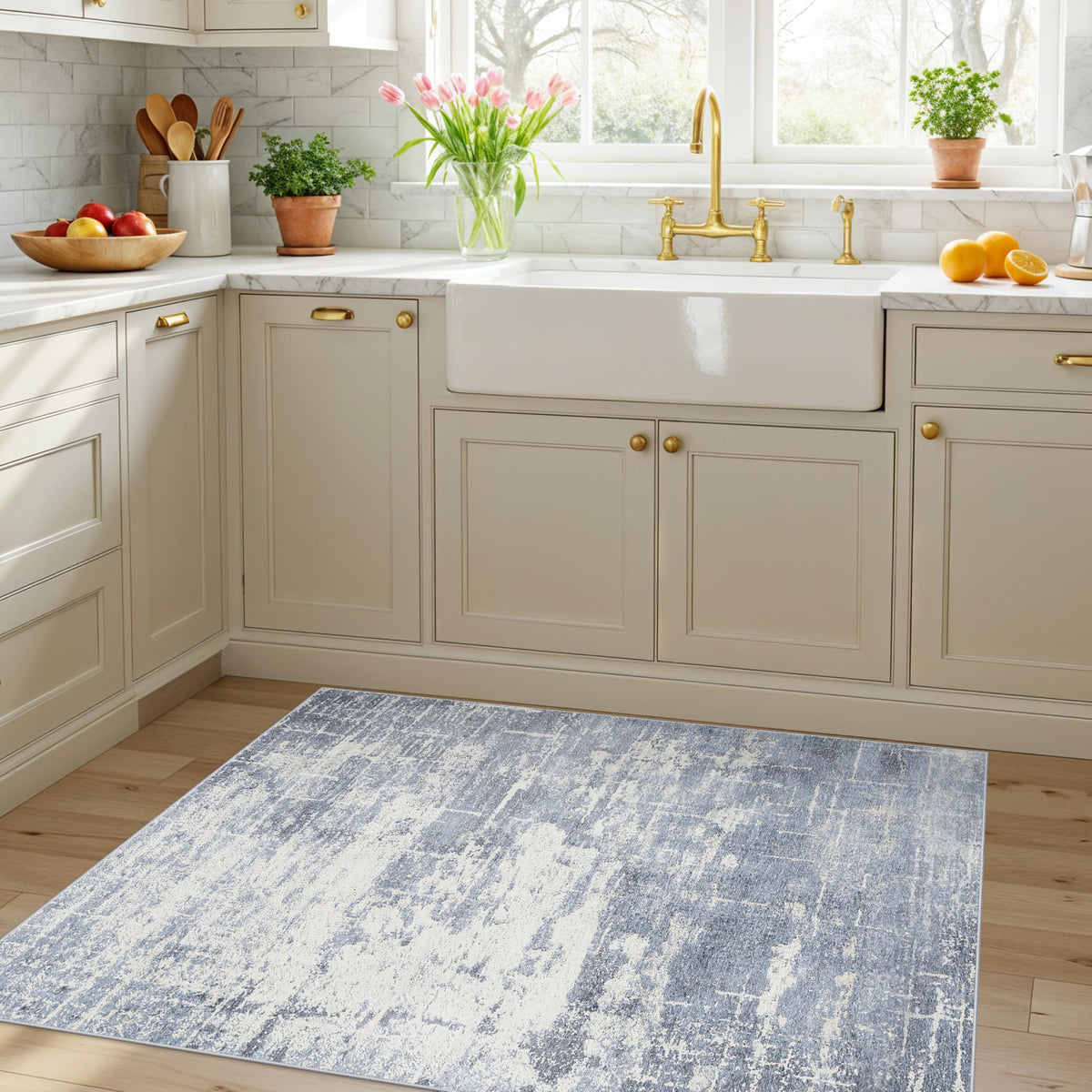 HY HAO YUN LAI kid and pet-friendly kitchen rug for busy homes
