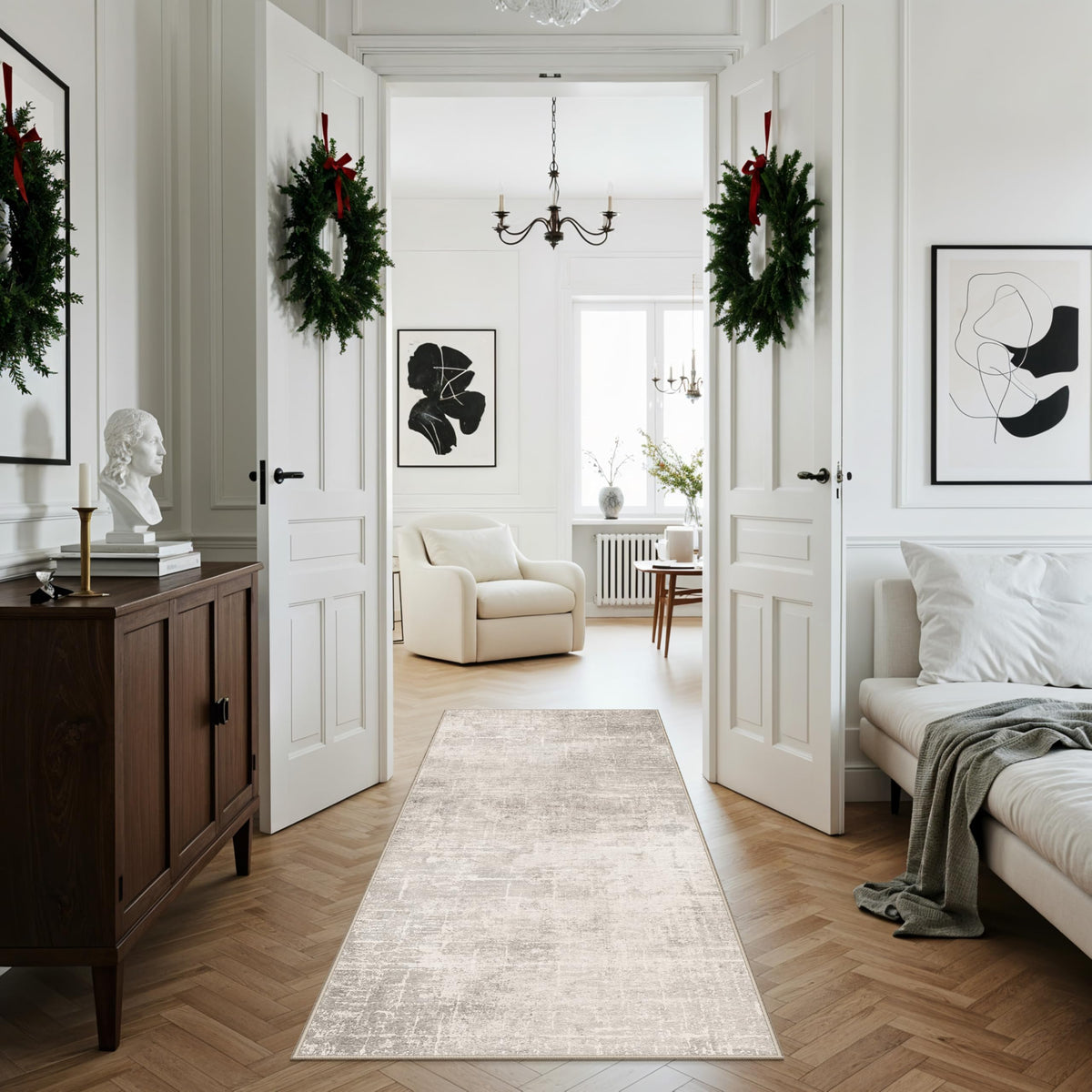 HY HAO YUN LAI pet-friendly rug features non-toxic materials and safe, stable footing for pets.