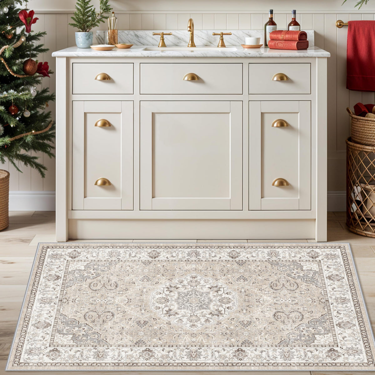 HY HAO YUN LAI scratch-resistant pet-friendly rug keeps high-traffic areas tidy.