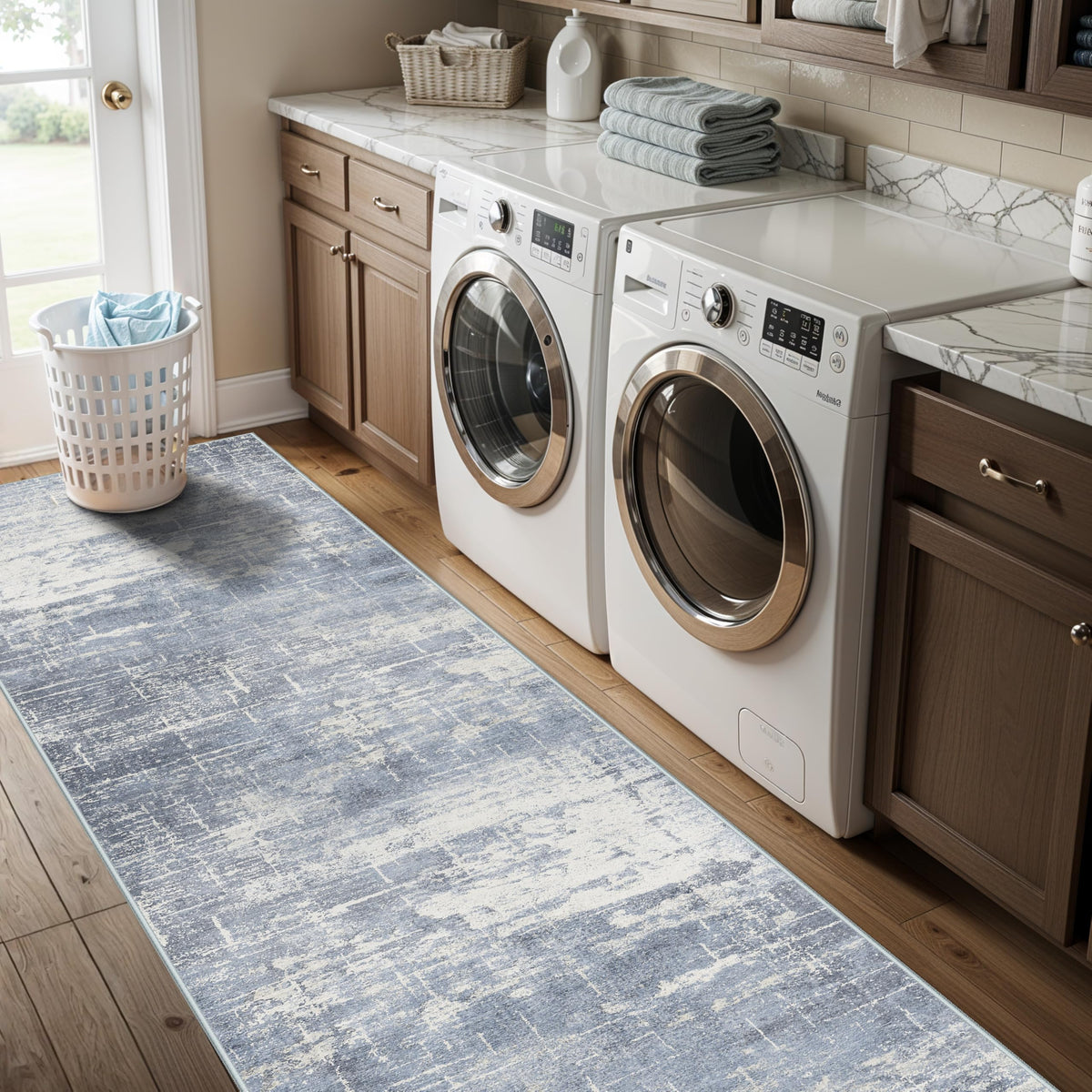 HY HAO YUN LAI soft low-pile runner complements decor while protecting floors.