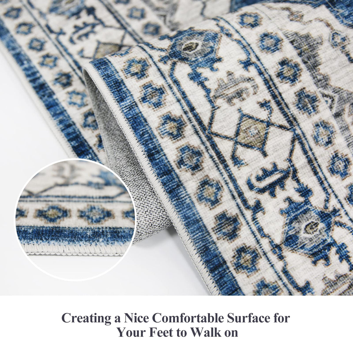 HY Hao Yun Lai soft low-pile texture provides comfortable underfoot feel.
