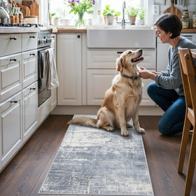 HY HAO YUN LAI stain-resistant sink rug keeps spills in check while protecting floors.