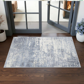 HY HAO YUN LAI washable 2x4 kitchen rug with abstract design and stain resistance.
