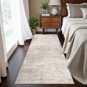 HY HAO YUN LAI beige cream runner enhances kitchen and hallway decor
