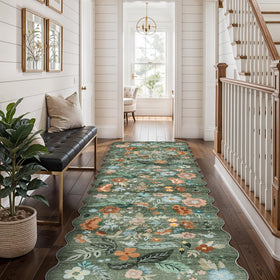 HY HAO YUN LAI floral green pattern detail enhances decor