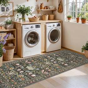 HY HAO YUN LAI durable, low-profile rug that fits under doors.