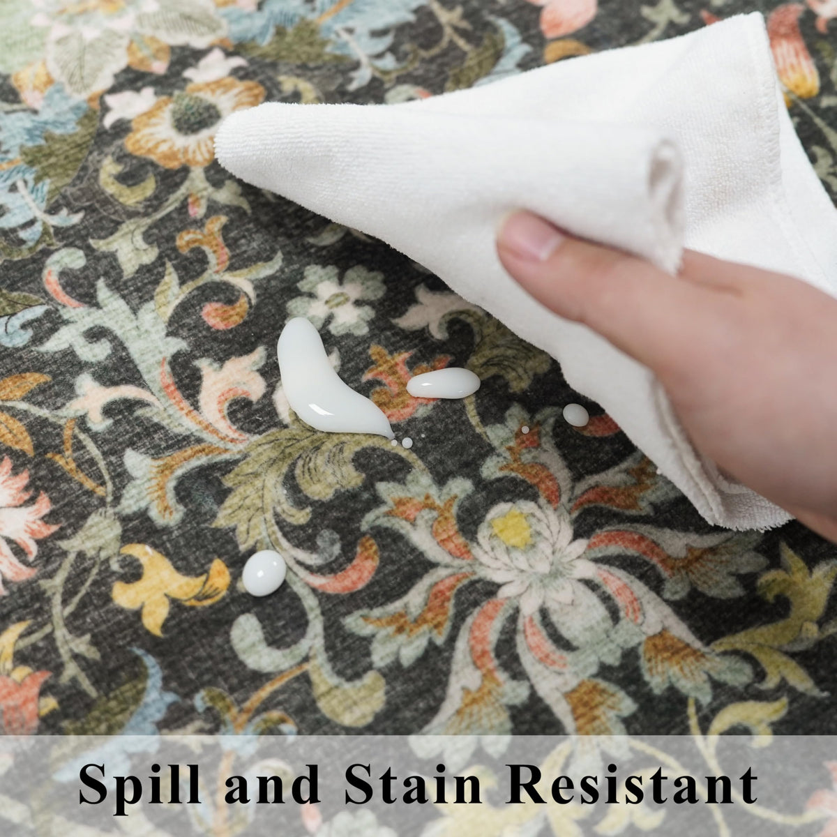 HY HAO YUN LAI soft low-pile rug with clean edge design.