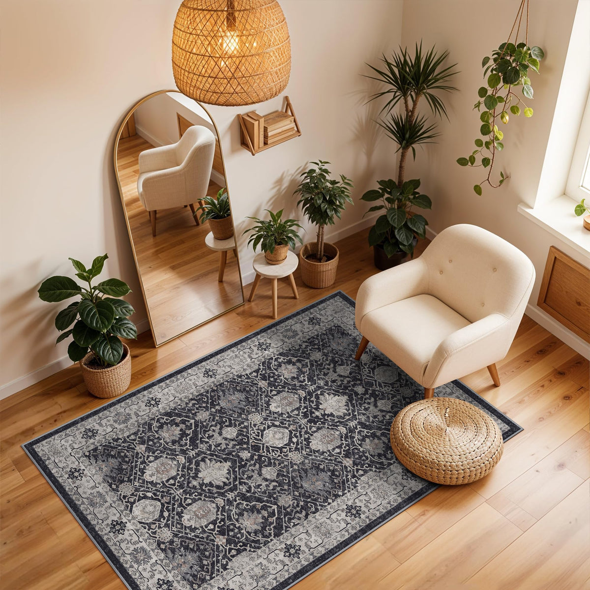 HY HAO YUN LAI soft-texture entry rug offering comfortable footing in high-traffic areas.