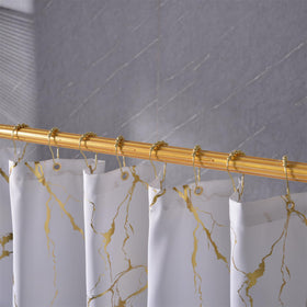 HYAWGE 12 gold hooks included for quick installation and stylish fastening.