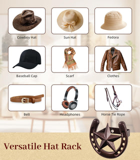 HYDERMUS ideal entryway organizer provides western flair while reducing clutter.