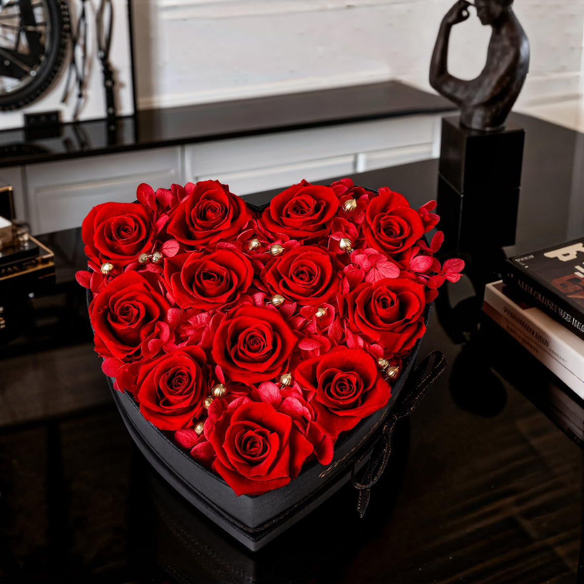 HyeFlora preserved bouquet offers lasting remembrance without daily upkeep.