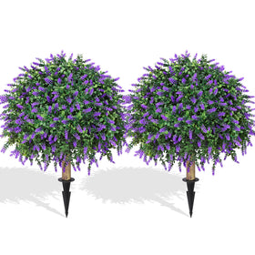 HyeFlora lavender-accent topiary perfect for porches and year-round greenery