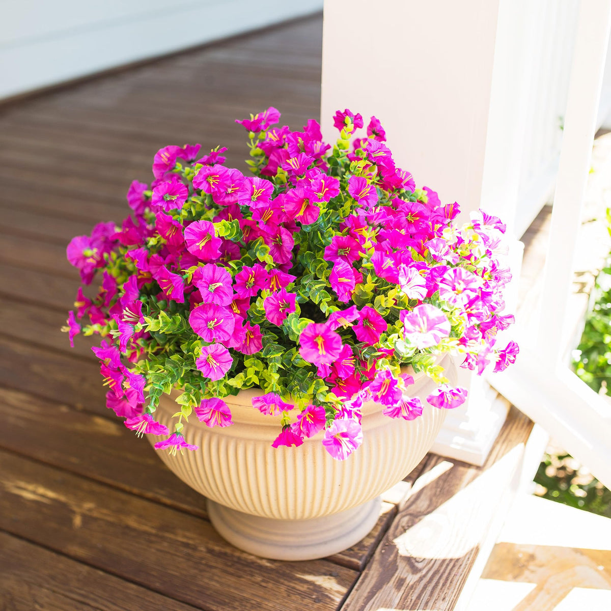 HyeFlora UV-resistant silk flowers designed to endure sun exposure.
