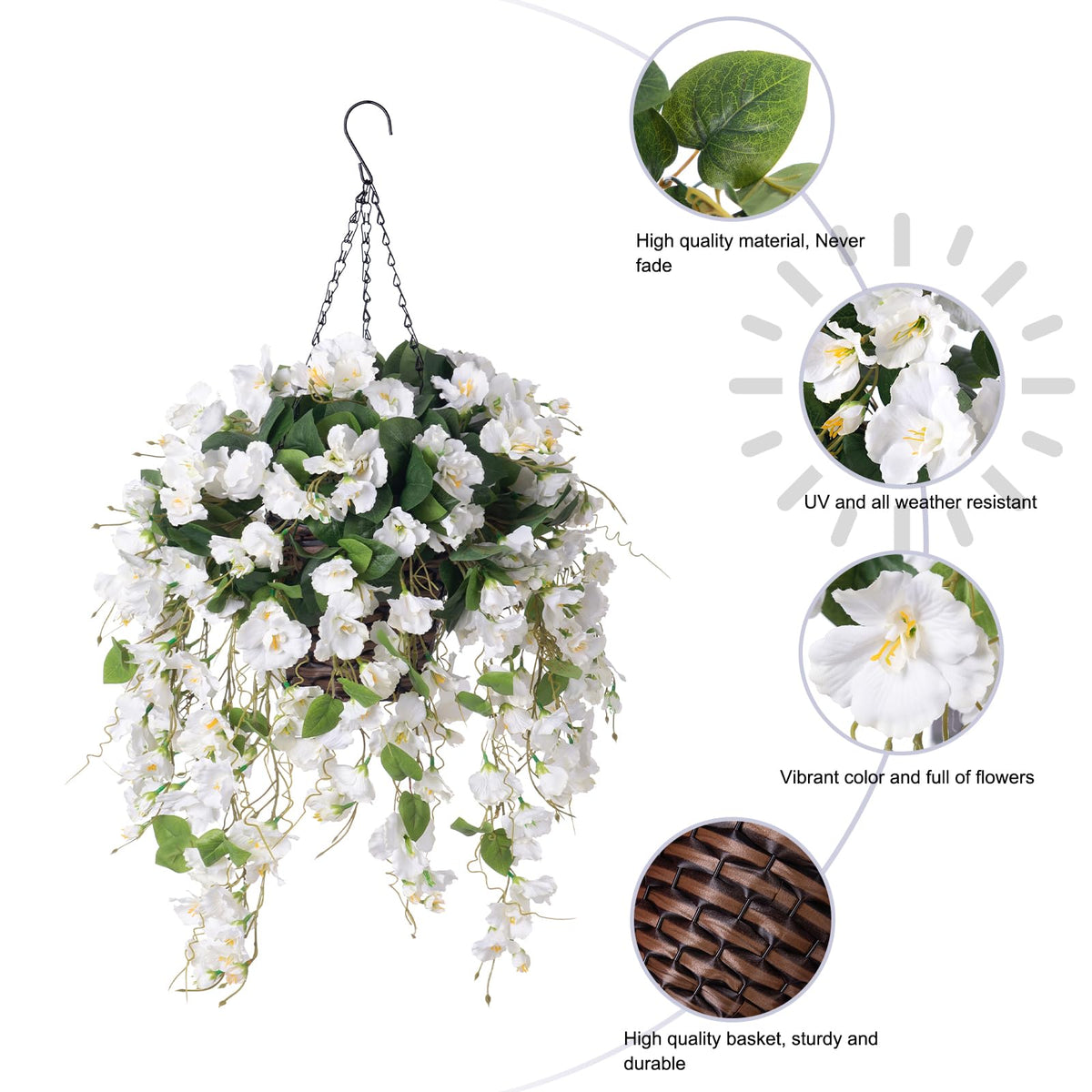 HyeFlora all-seasons hibiscus décor adds year-round charm.