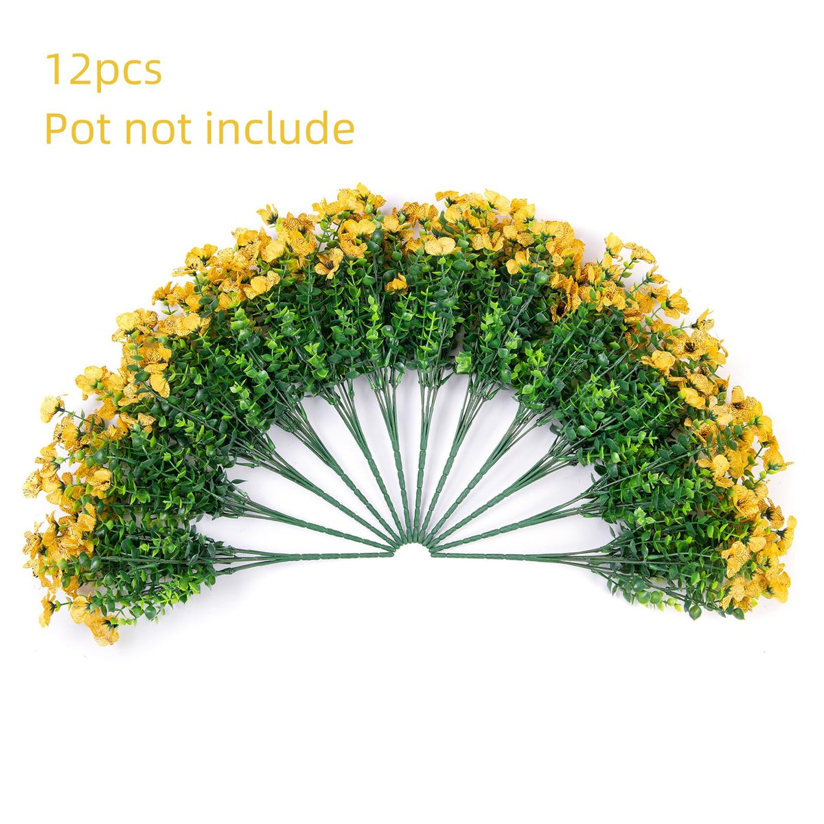 HyeFlora faux plant bundle provides year-round greenery with maintenance-free charm.